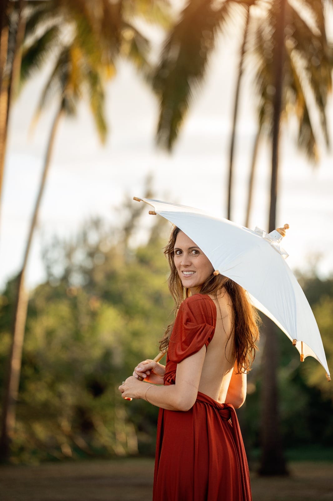 Olivia à La Réunion, créatrice de l'Oasis des Colibris