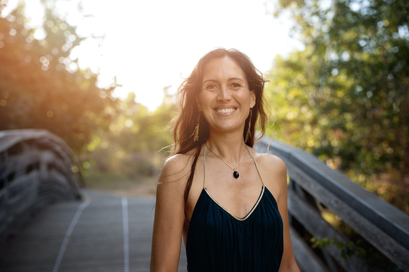 Portrait d'Olivia, hôtesse de l'Oasis des Colibris, Étang-Salé La Réunion
